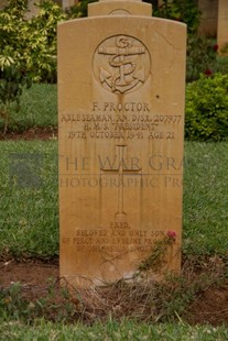 BEIRUT WAR CEMETERY - PROCTOR, FRED